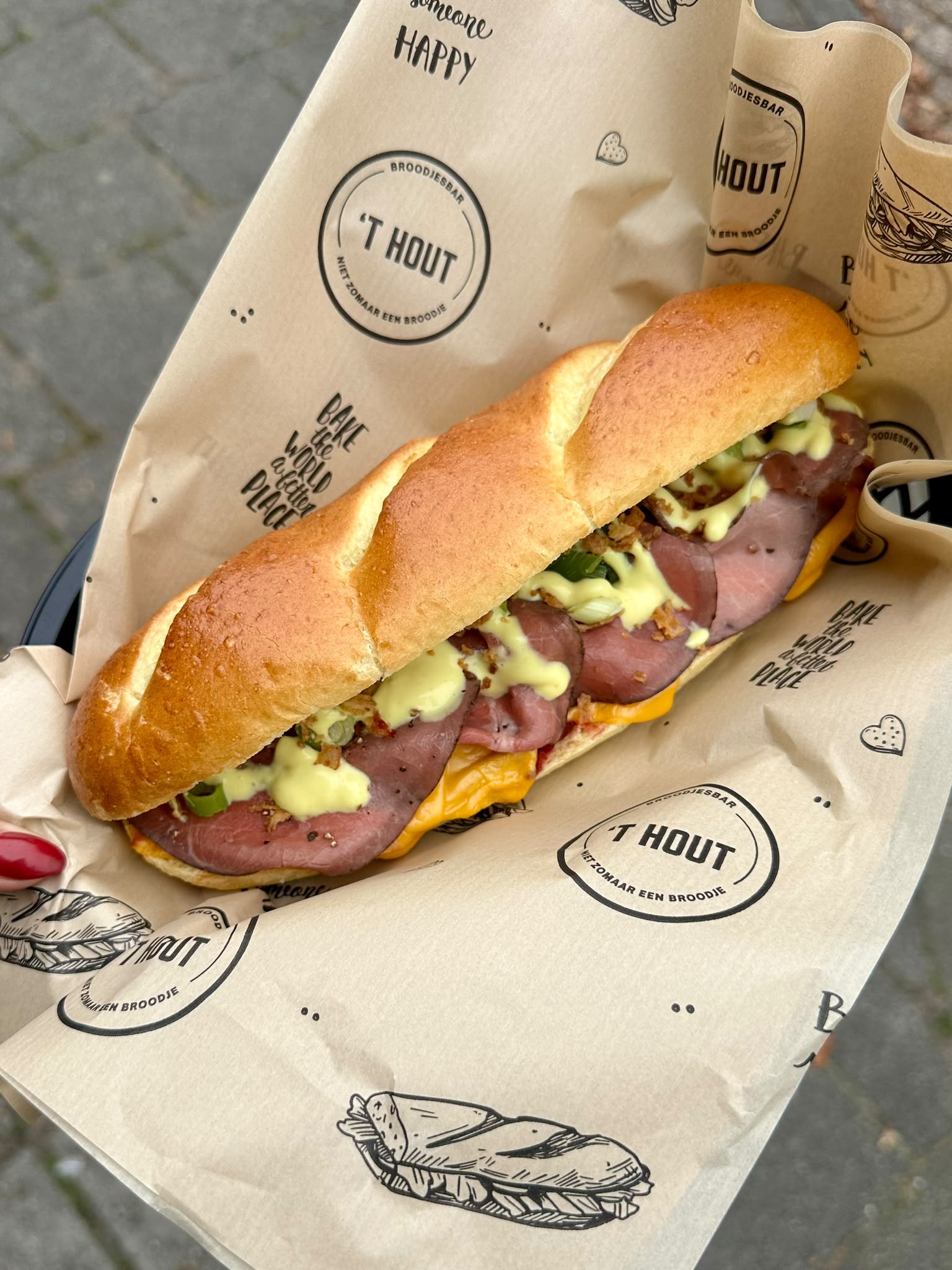 Broodje van Broodjesbar 't Hout