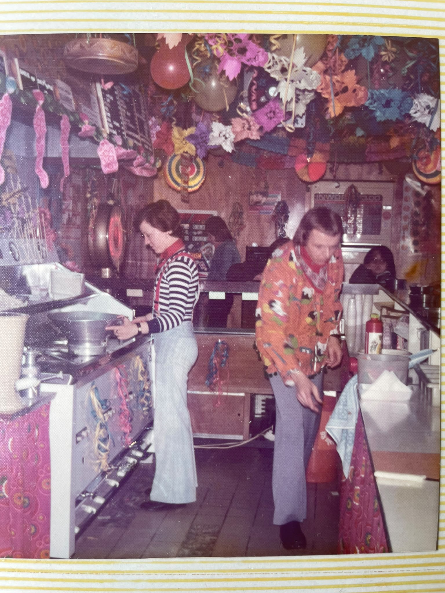 Oude foto uit de begintijd van het familiebedrijf
